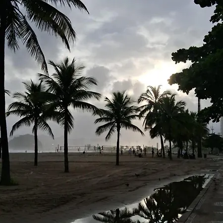 Apartamento Santos Frente Mar Exterior photo