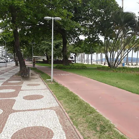Apartamento Santos Frente Mar Exterior photo
